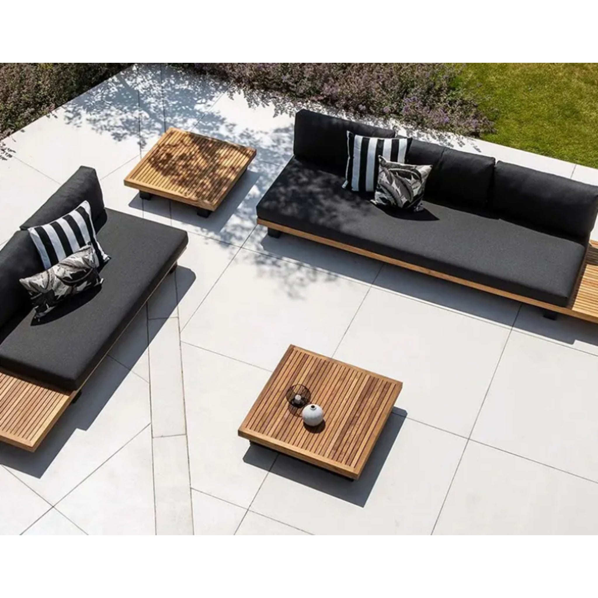 Modern Luxe Teak Patio Set