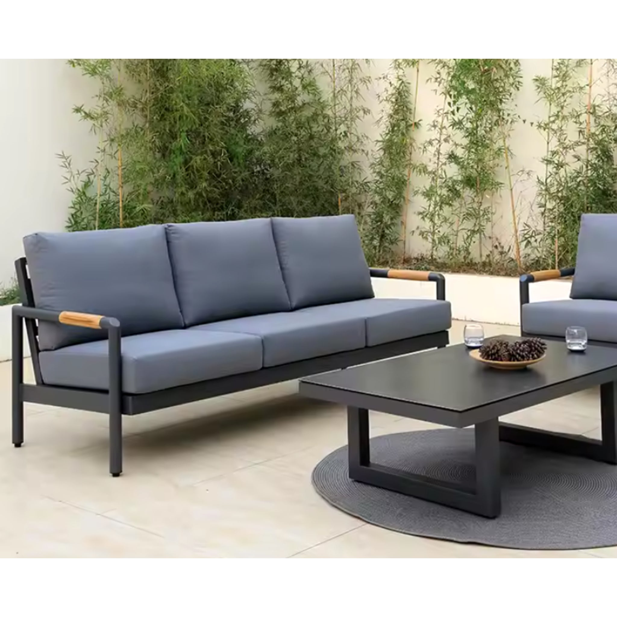 Urban Elegance Aluminum Patio Set