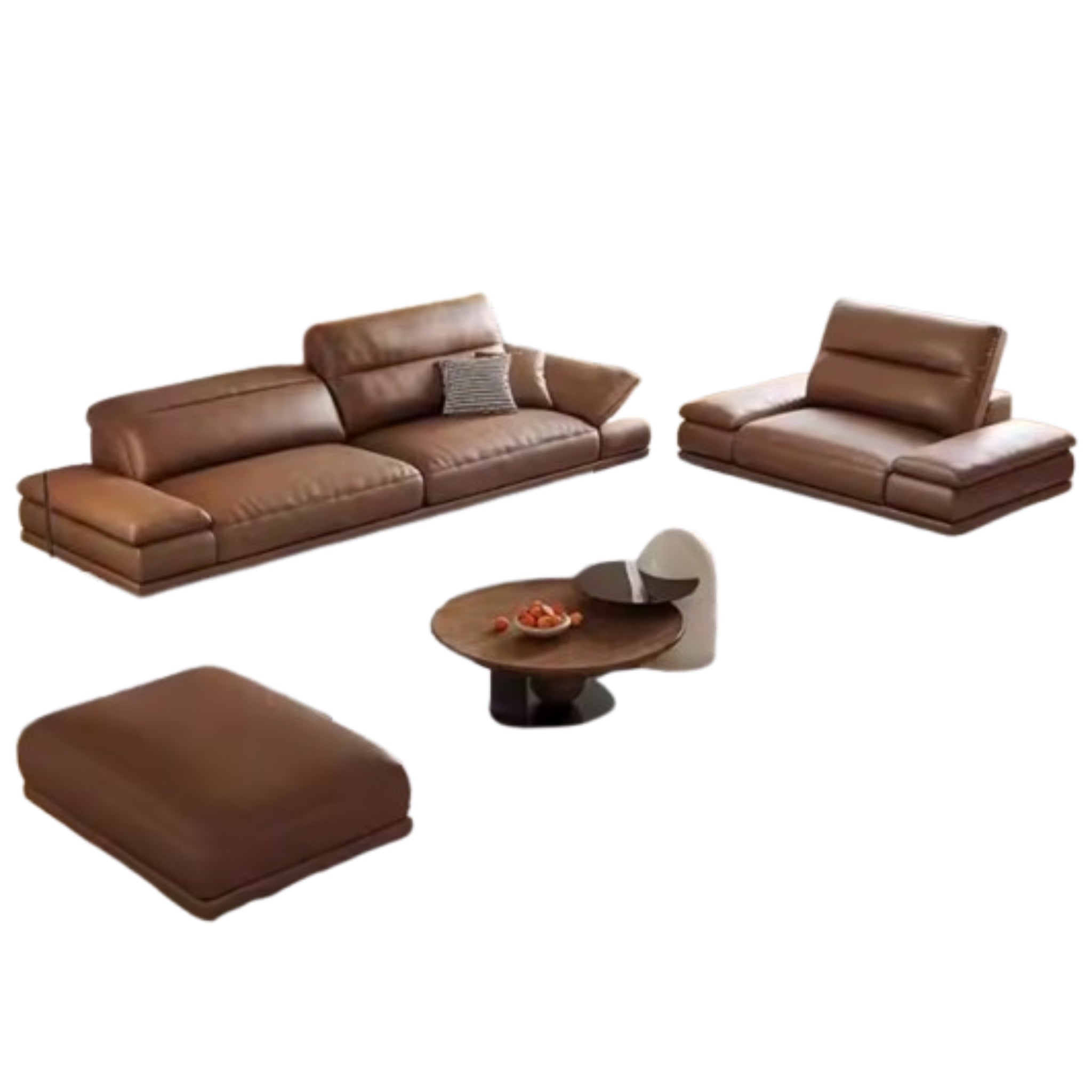 Executive Leather Lounge with Chairs